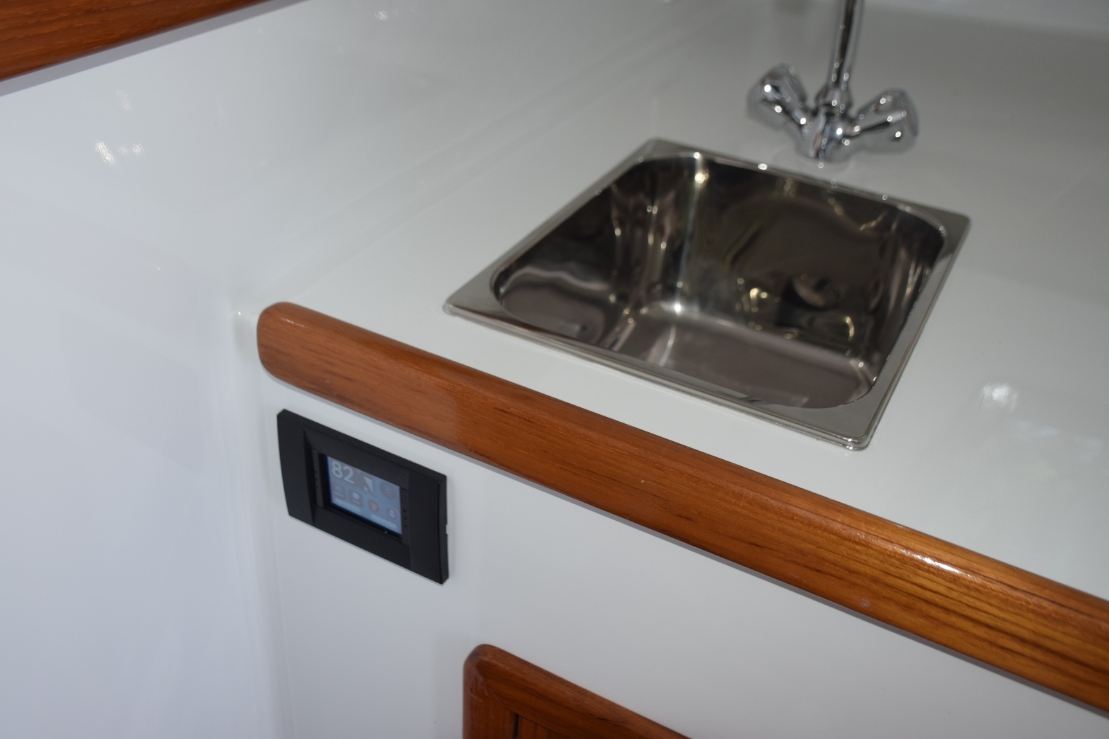 Galley Counter Sink And AC Digital Thermostat