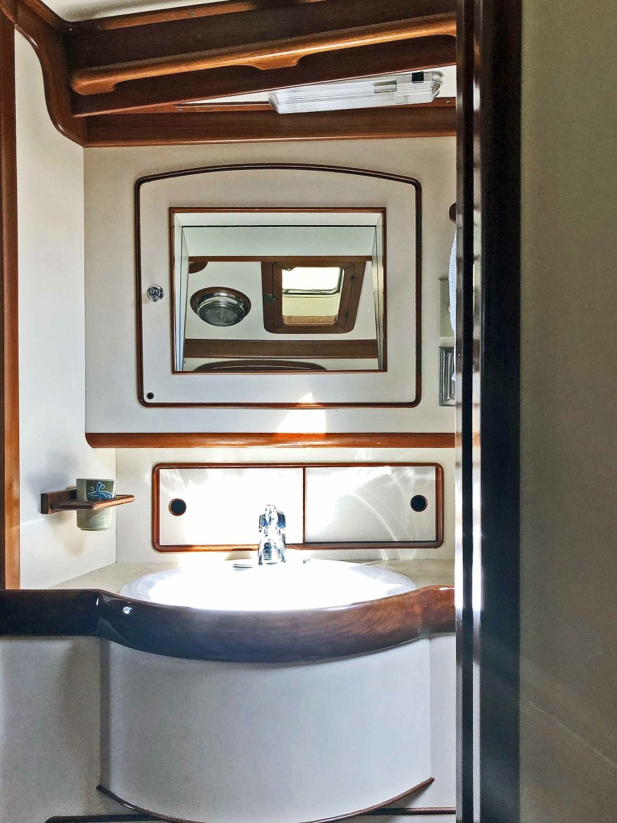 Vanity with Storage and Mirror