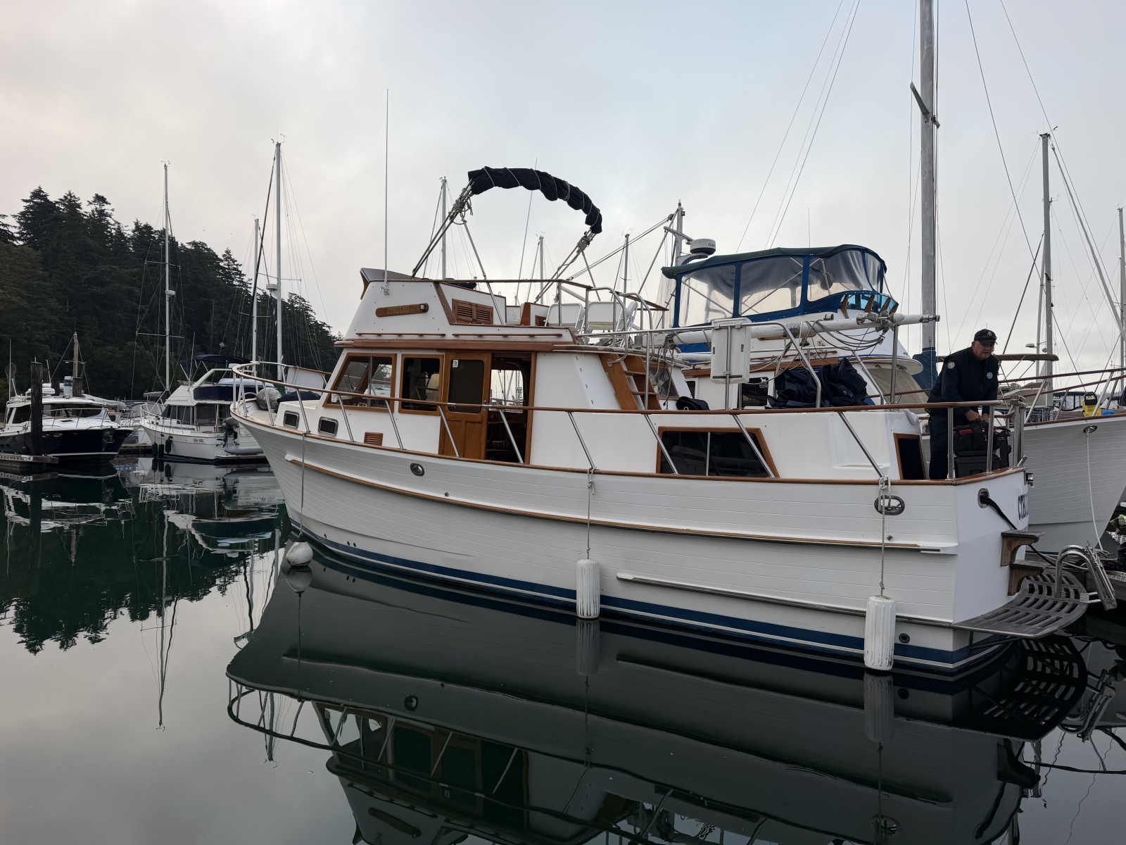 1988 Monk 36 Aft Cabin
