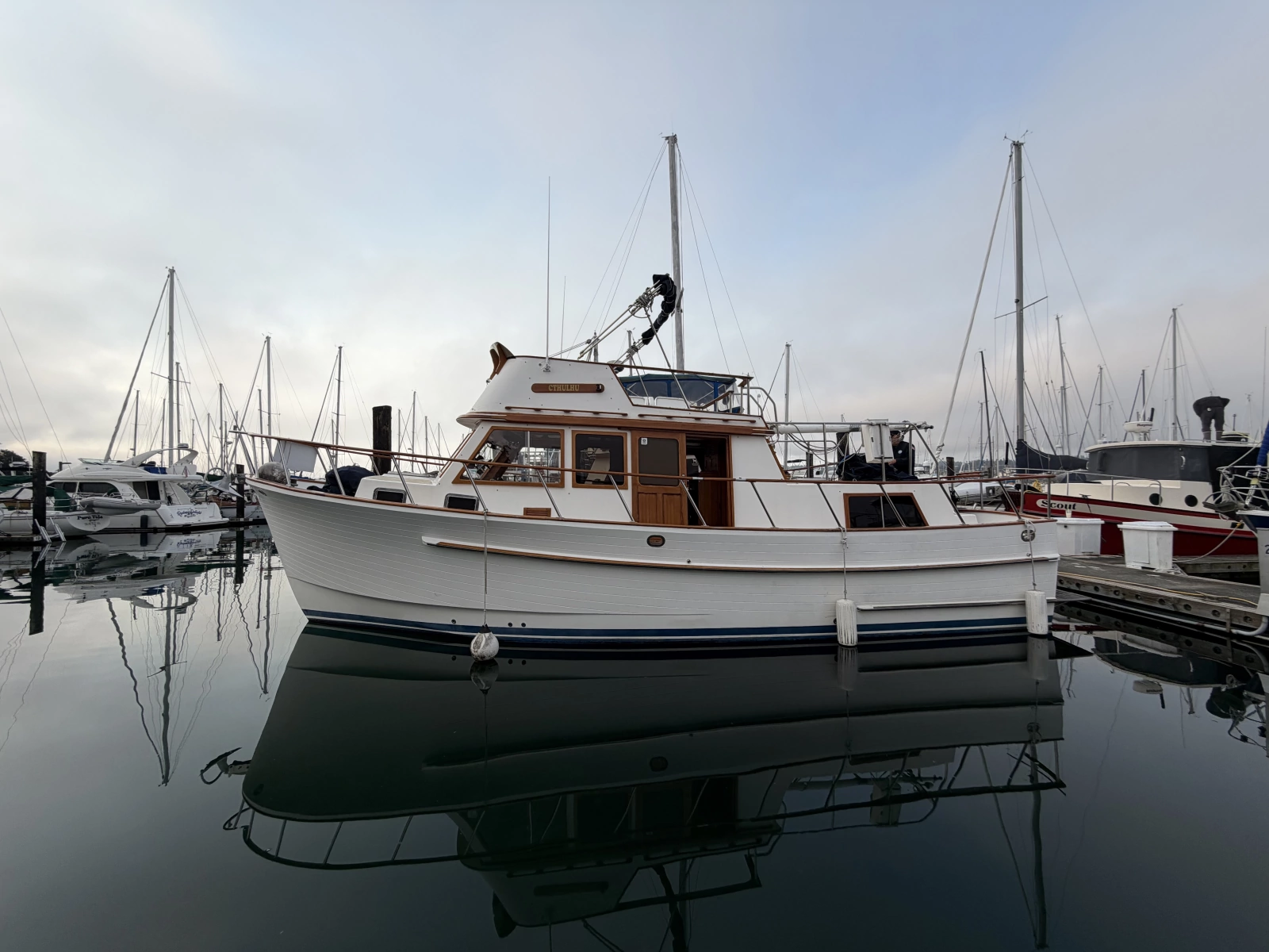1988 Monk 36 Aft Cabin