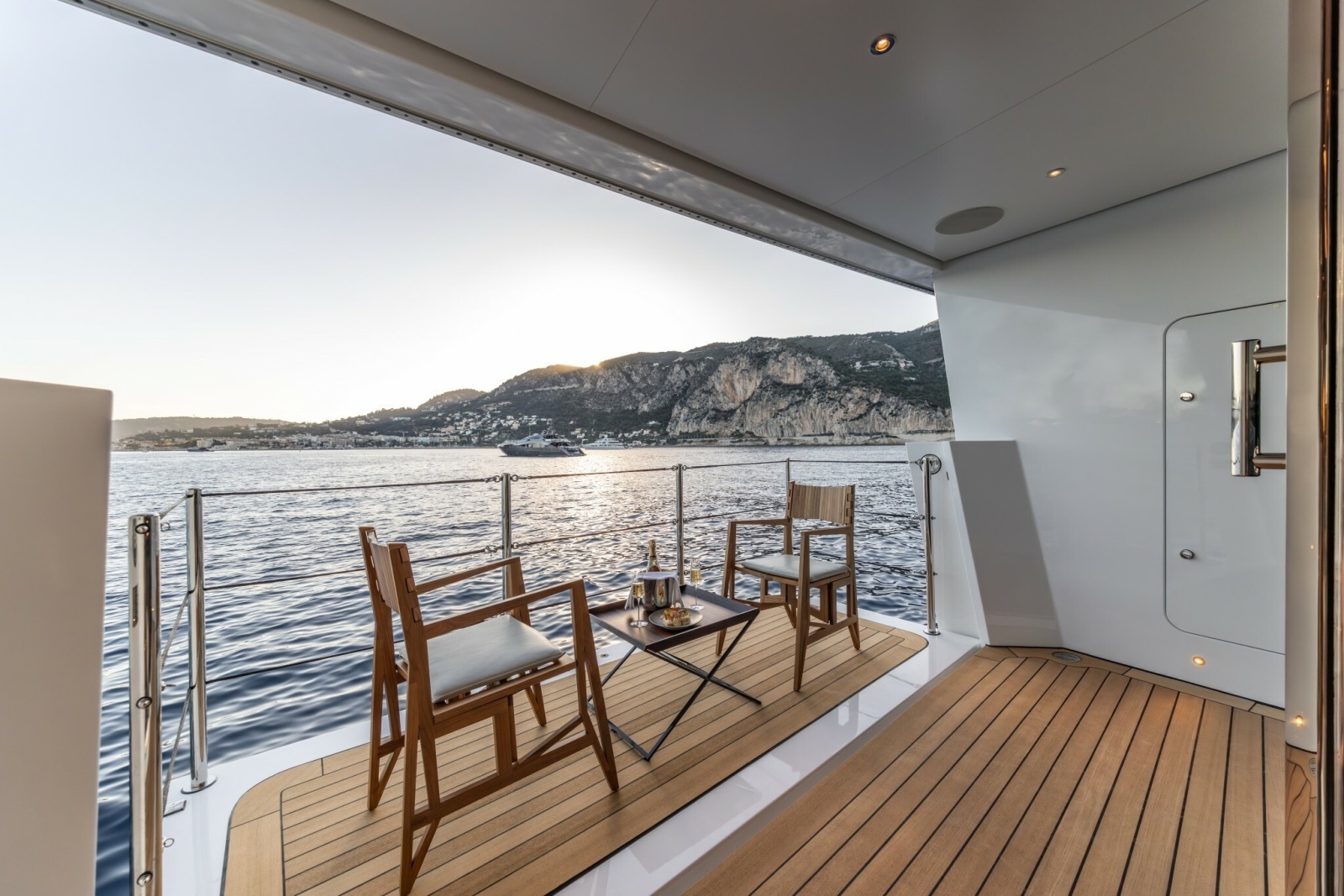 Master Stateroom with Fold Down Balcony