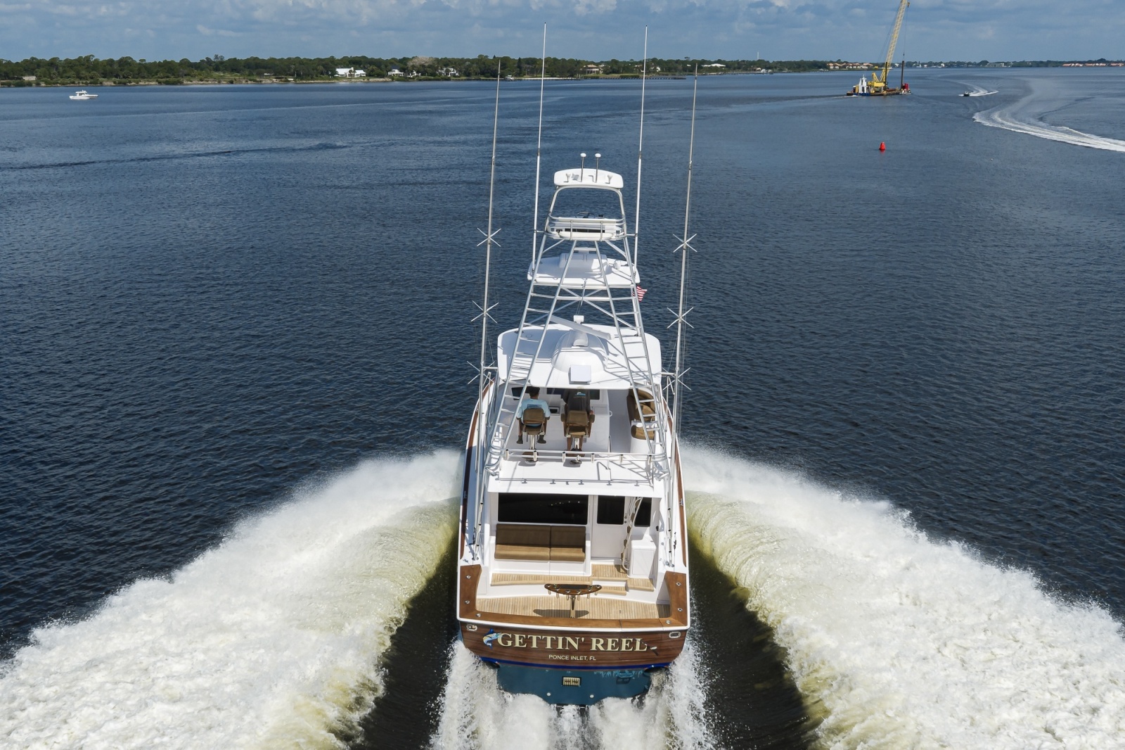 Viking 50 GETTIN' REEL - Aft Running Shot