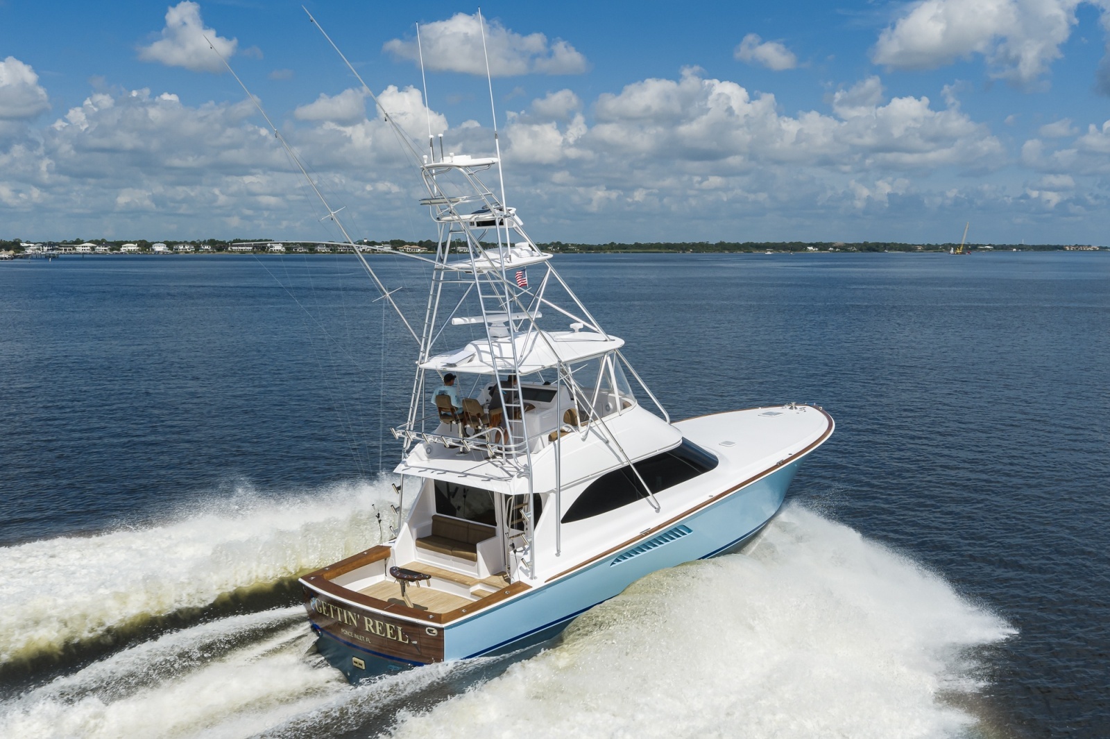 Viking 50 GETTIN' REEL - Starboard Aft Running Shot