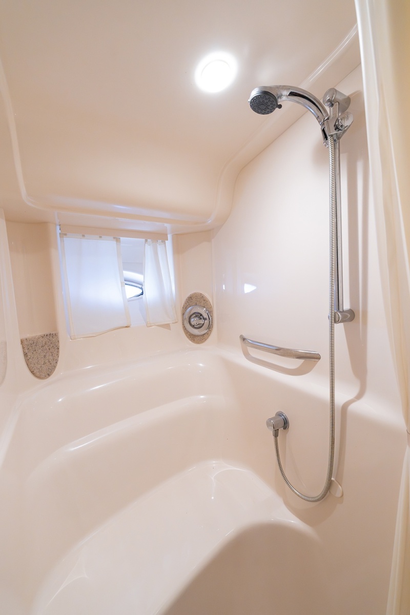 Master shower