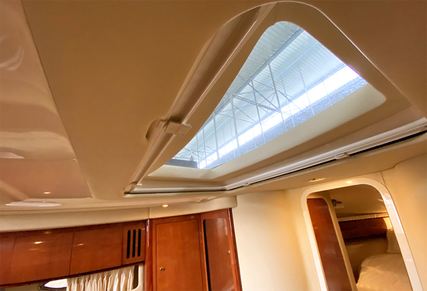 Skylight in the salon