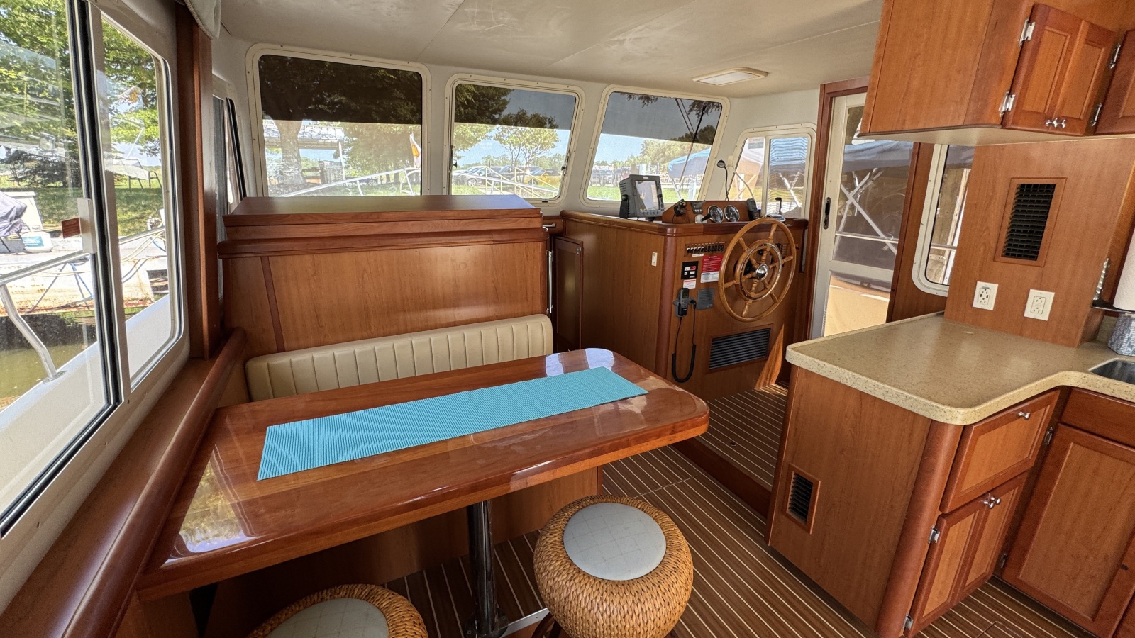 Galley Dinette Looking Starboard