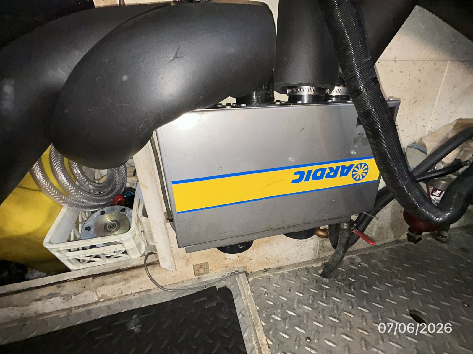 36' Monk diesel fired heating system