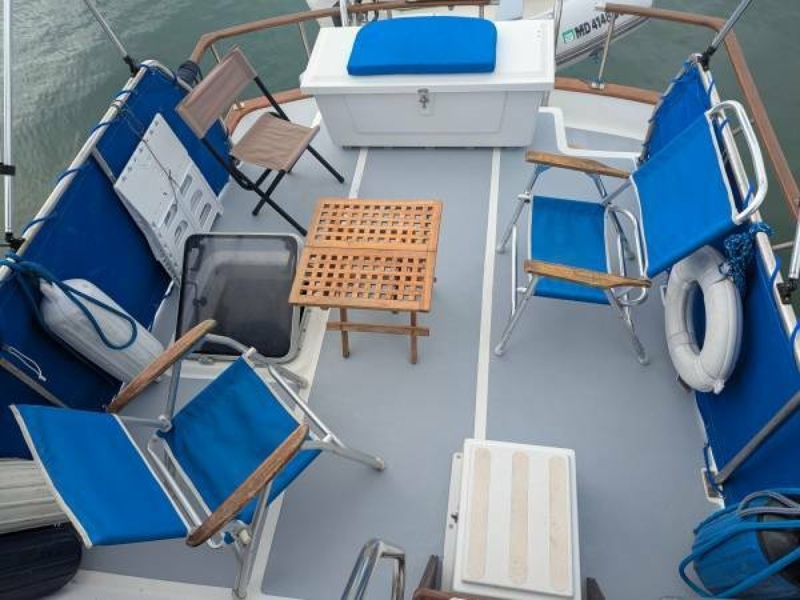 36' Monk trunk cabin aft1