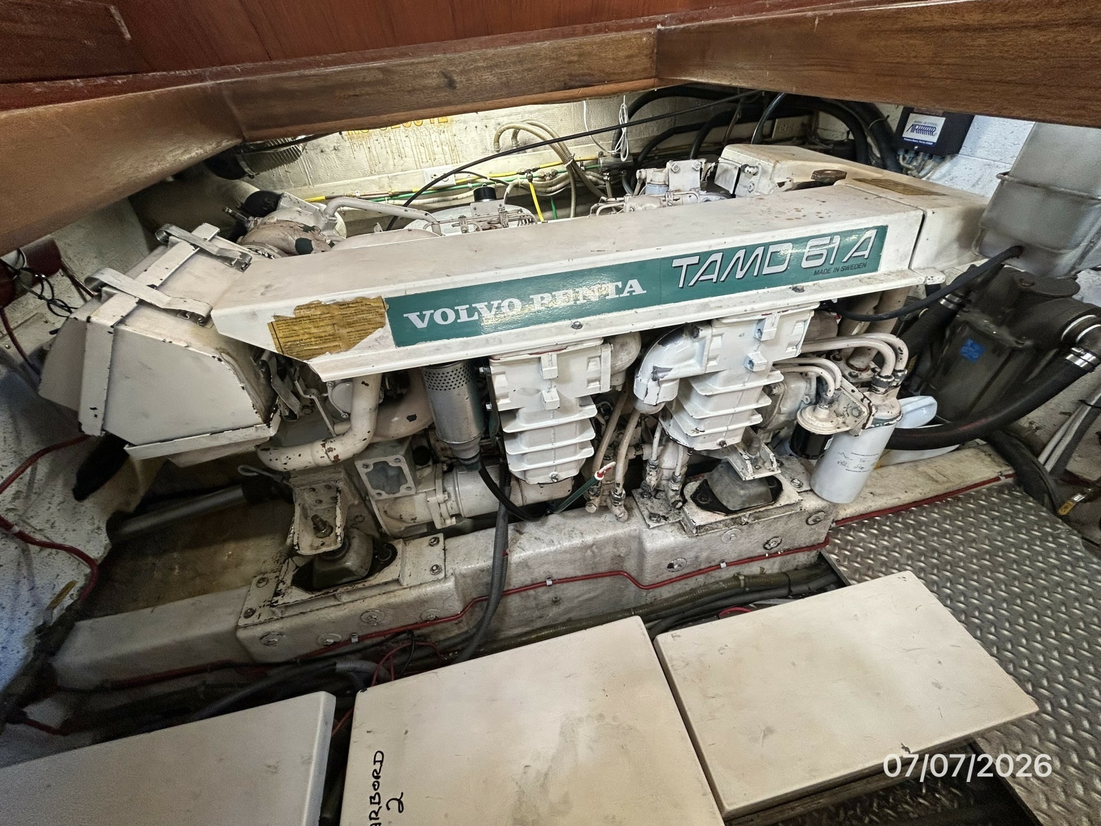 42' Ocean Alexander port main engine