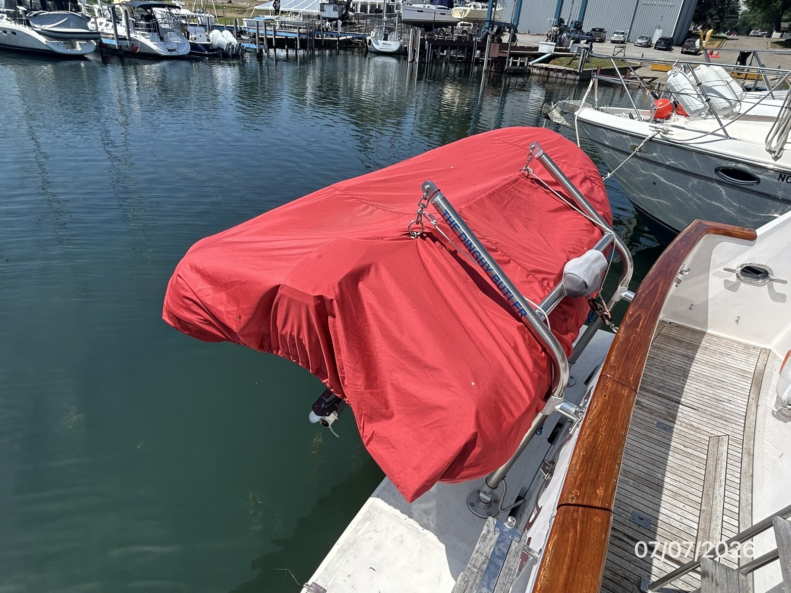 42' Ocean Alexander tender covered