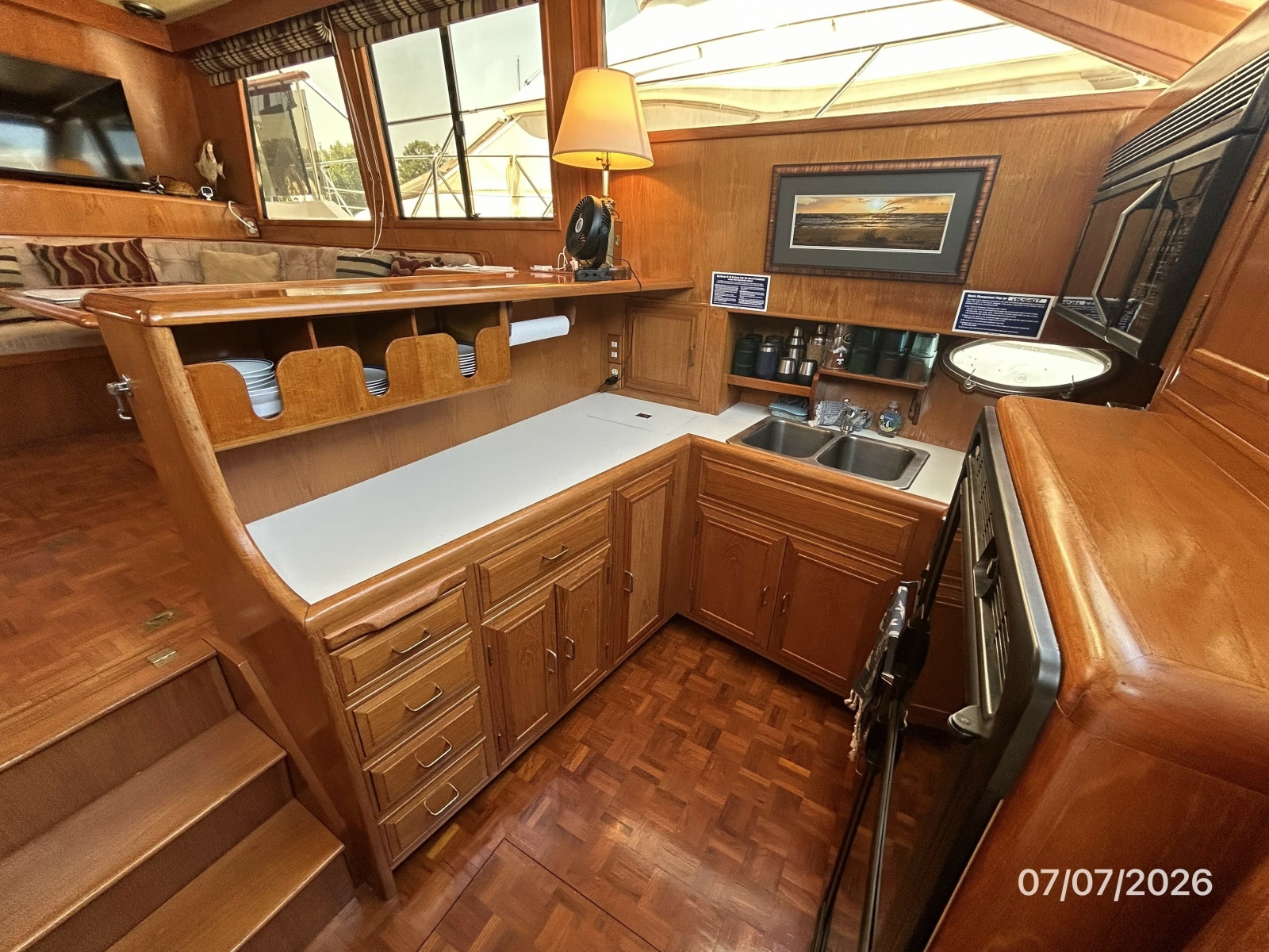 42' Ocean Alexander galley3