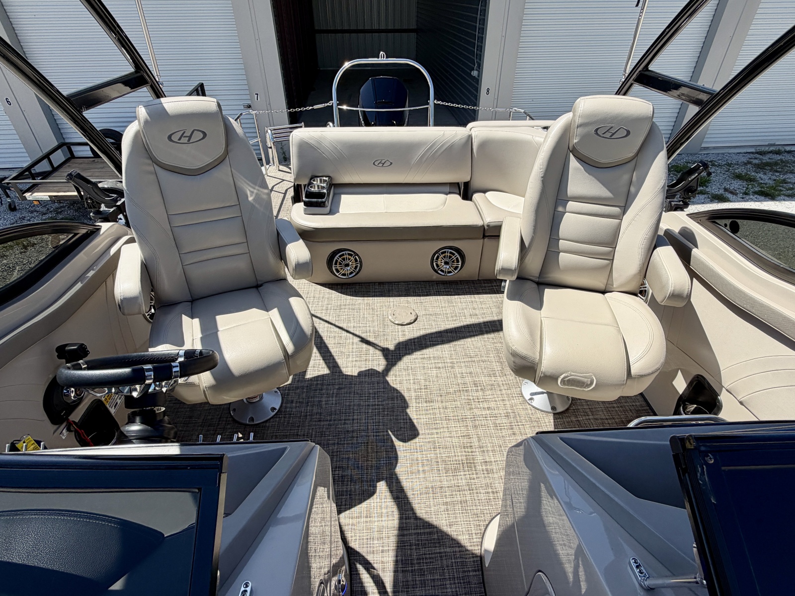 2019 Harris Solstice DC 230 SLDH Tritoon