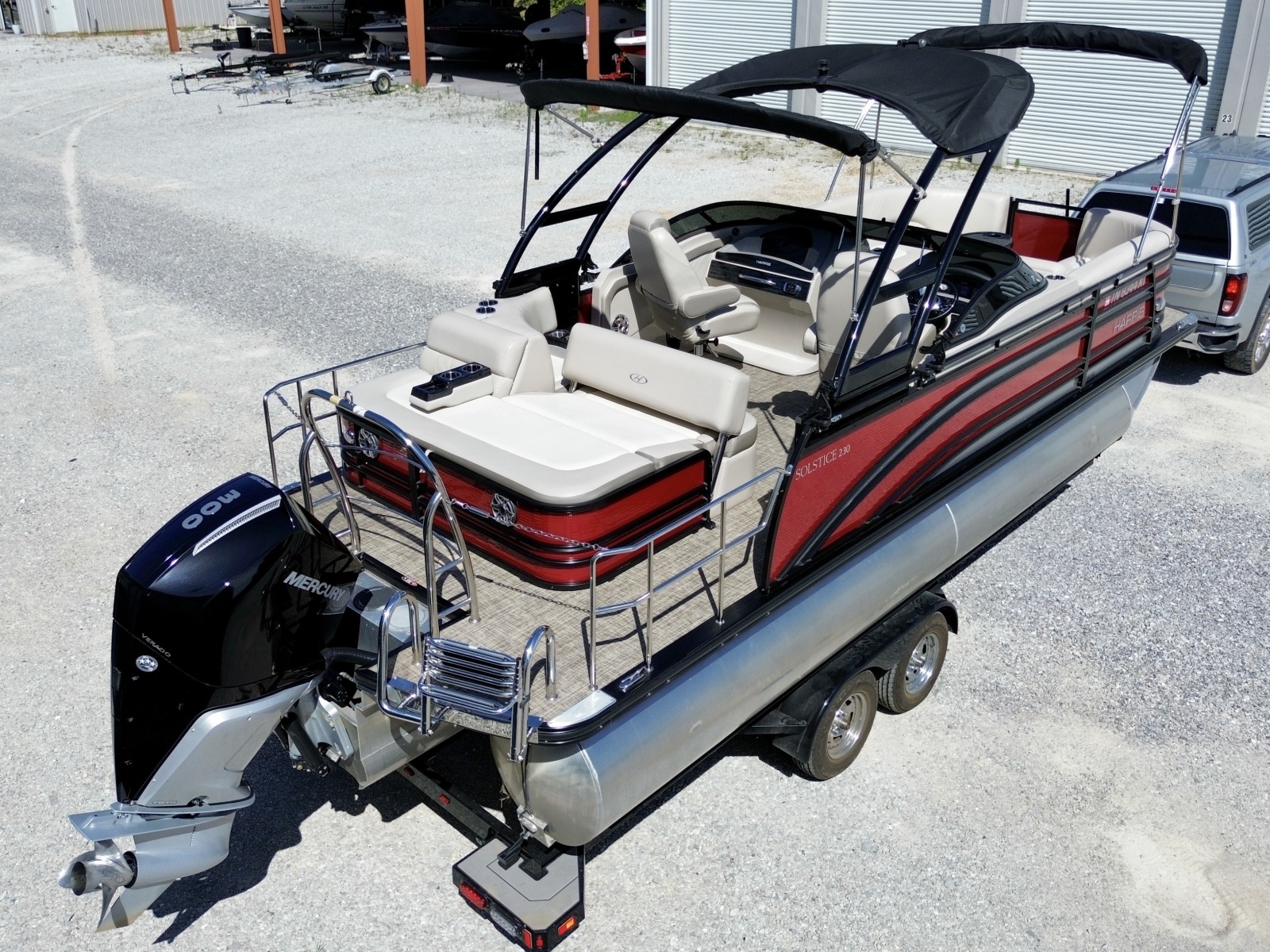 2019 Harris Solstice DC 230 SLDH Tritoon