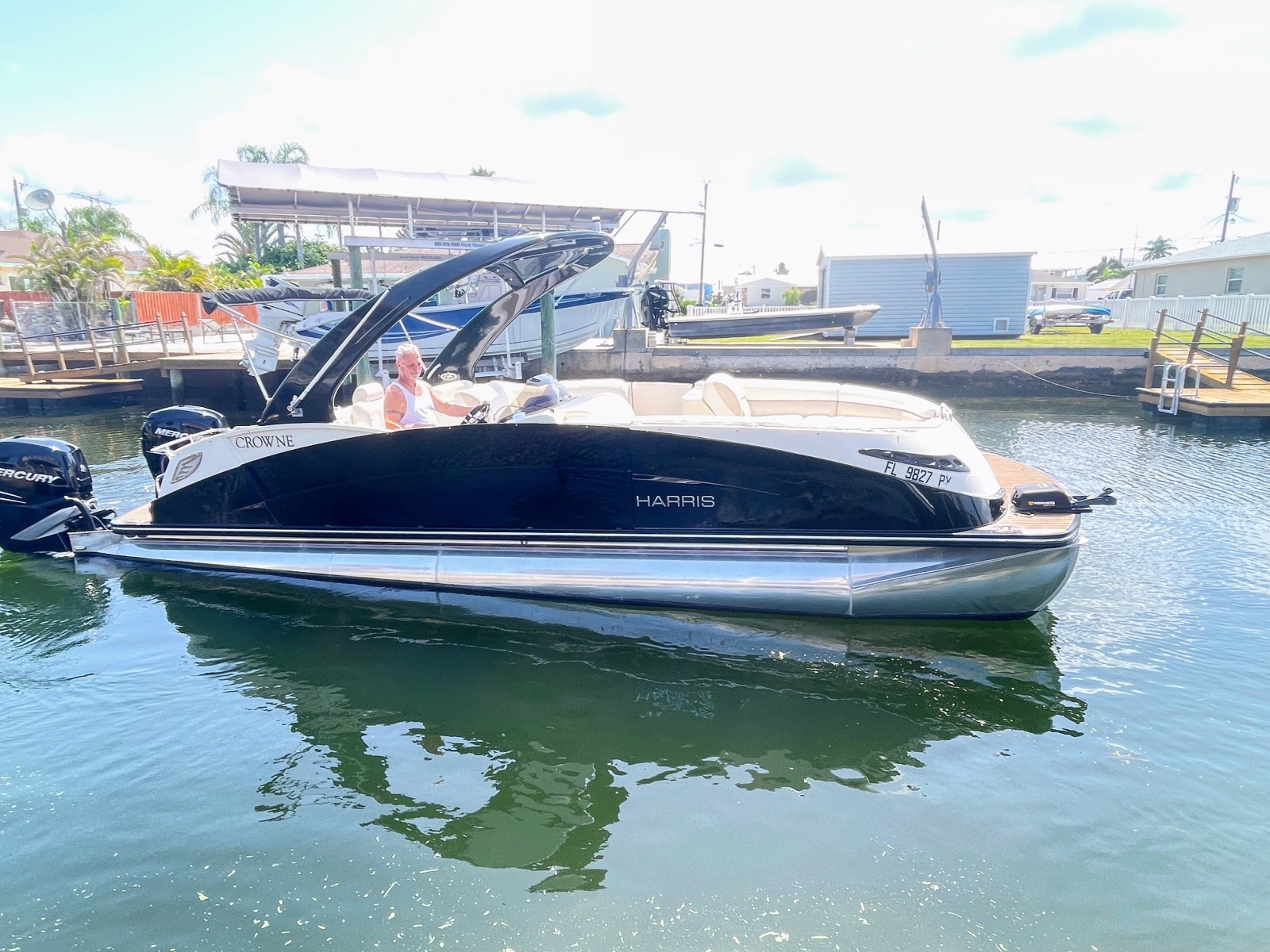 2015 Harris FloteBote Crown DL 250