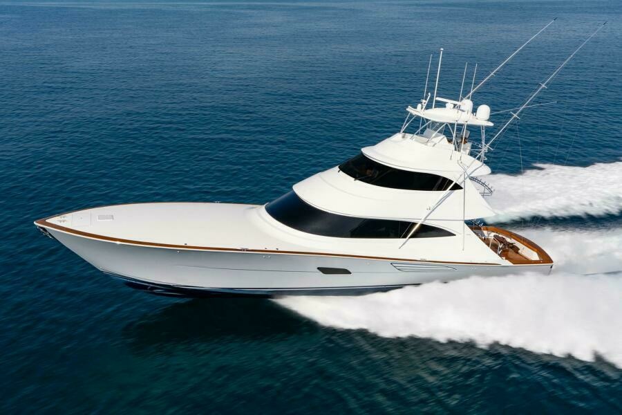 Viking 90 Sky Bridge - Running Profile