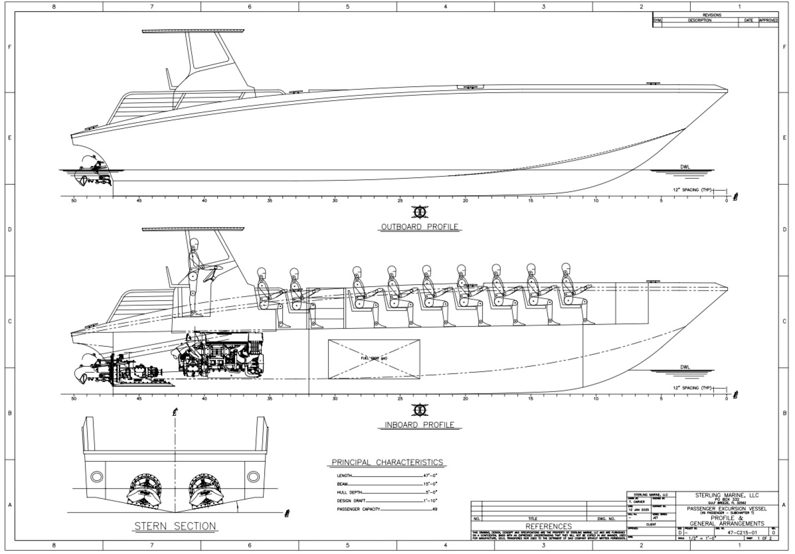 2025 Custom 50 x 15 49 PAX