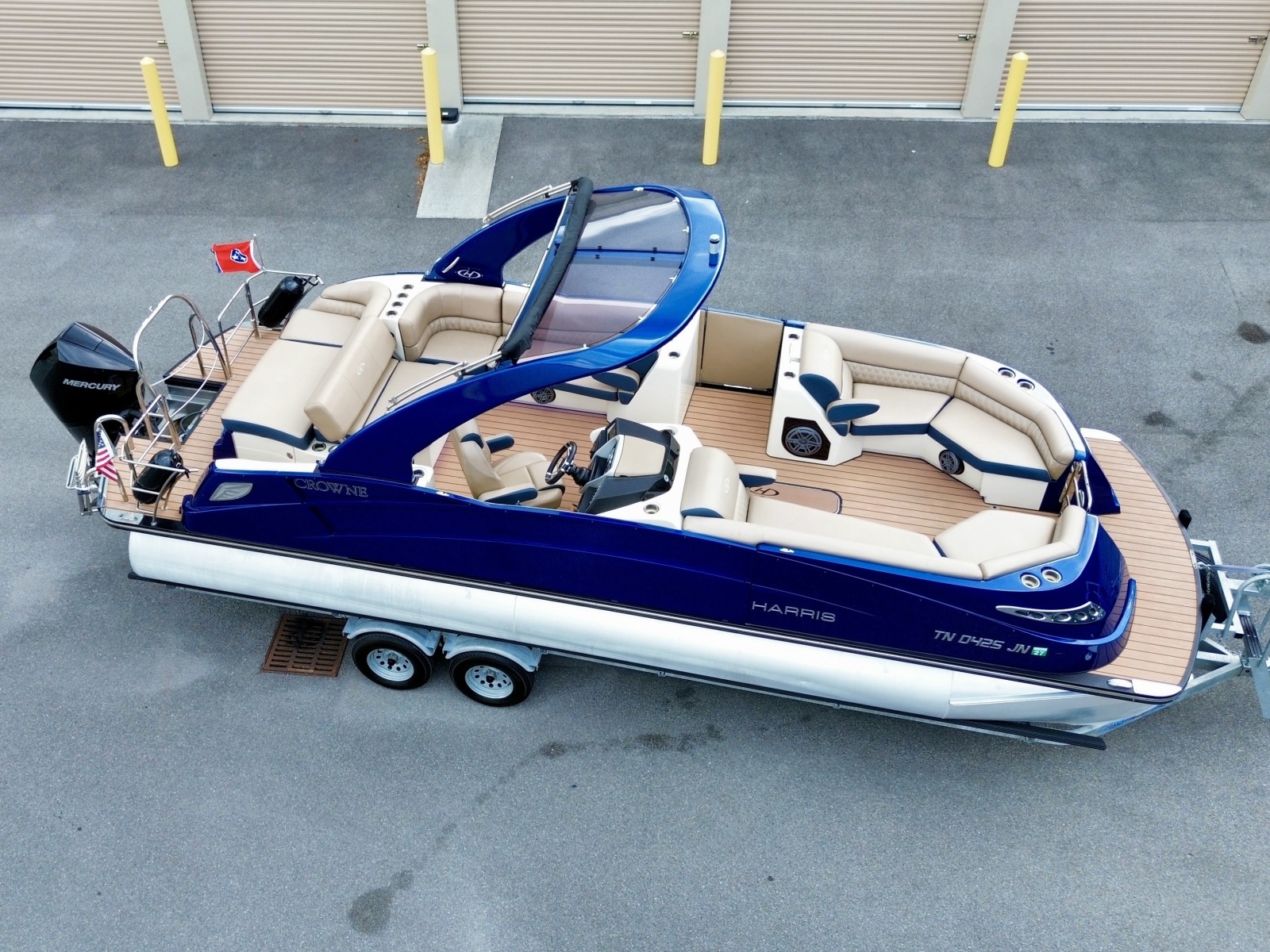 2019 Harris Crowne 250 SL Tritoon