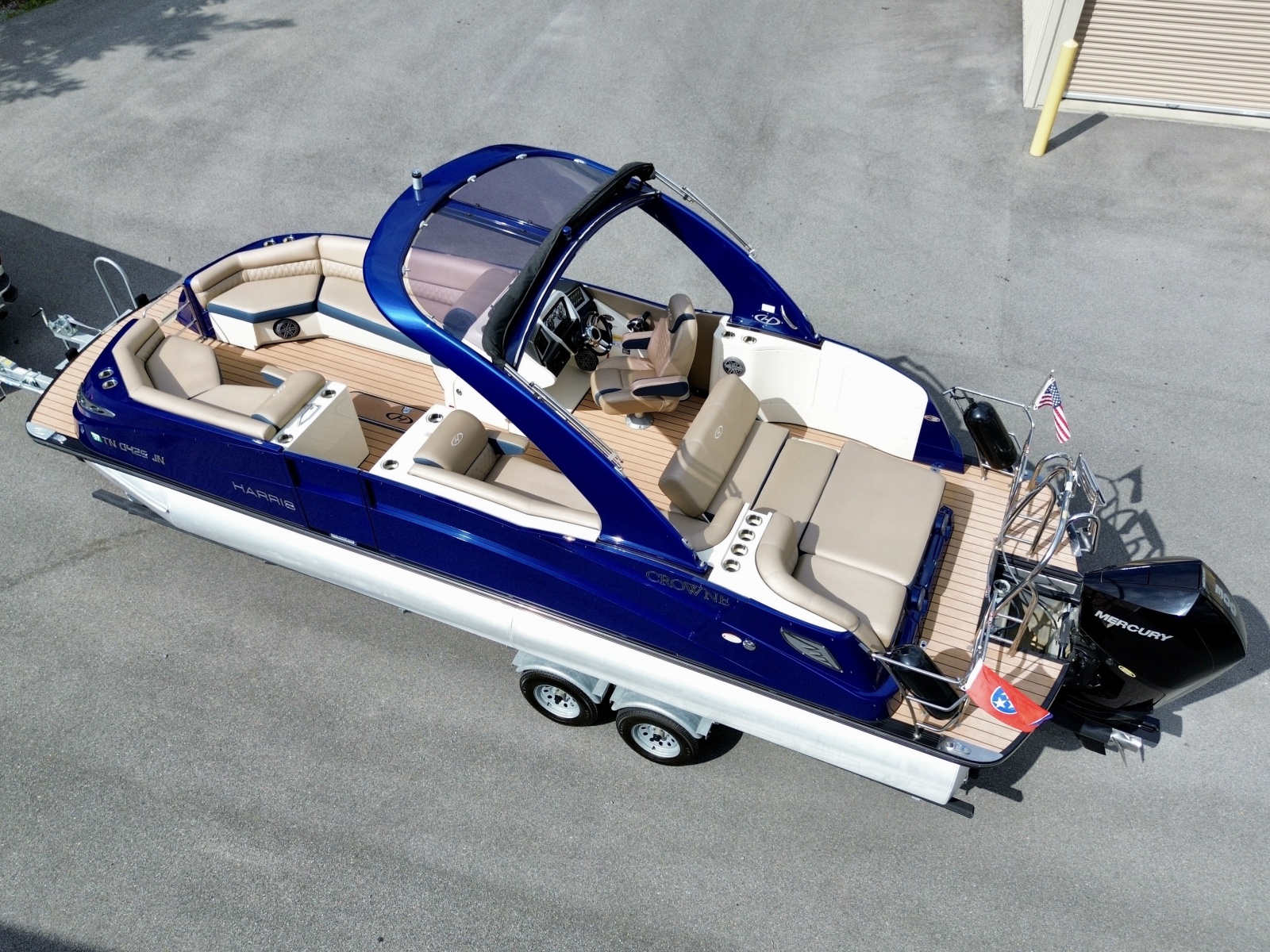 2019 Harris Crowne 250 SL Tritoon