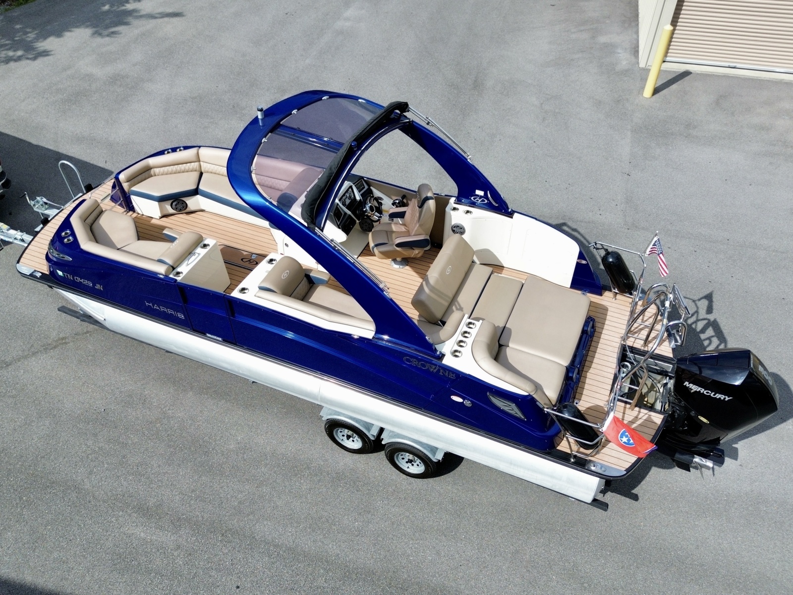 2019 Harris Crowne 250 SL Tritoon