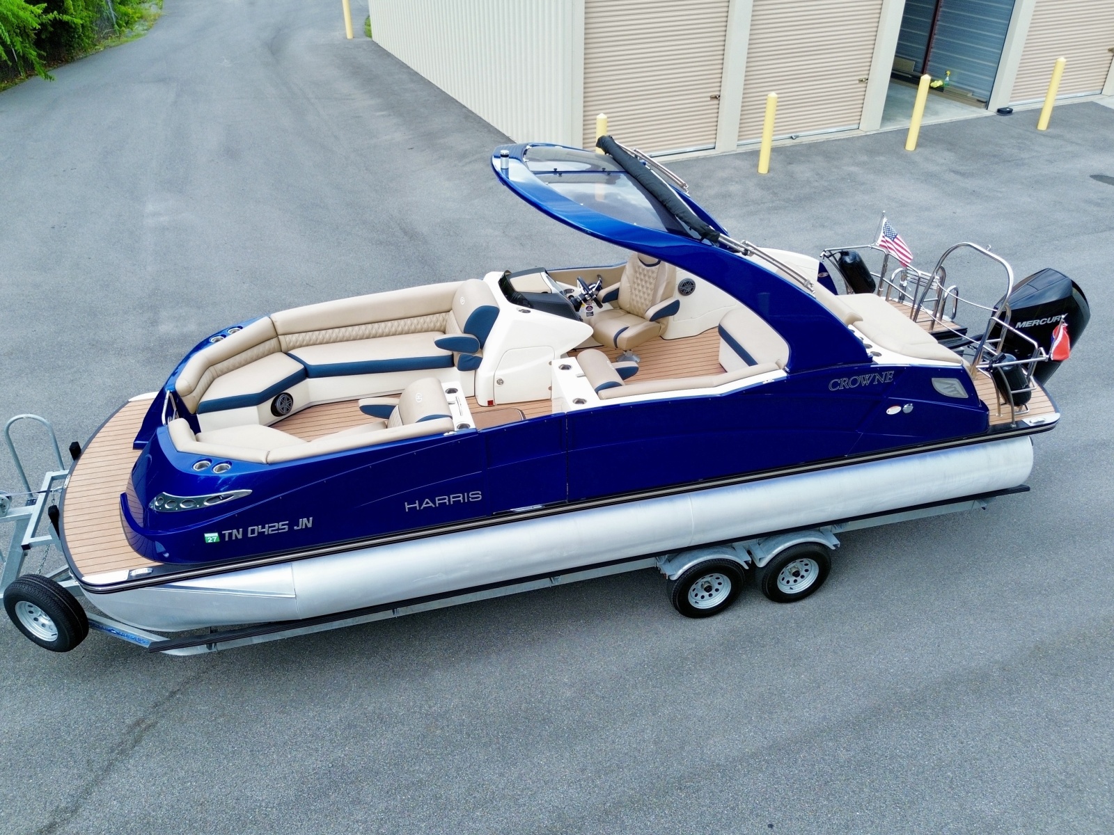 2019 Harris Crowne 250 SL Tritoon