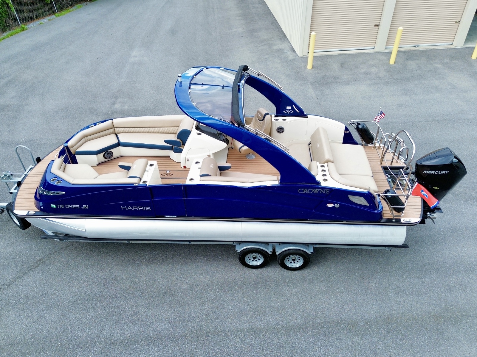 2019 Harris Crowne 250 SL Tritoon