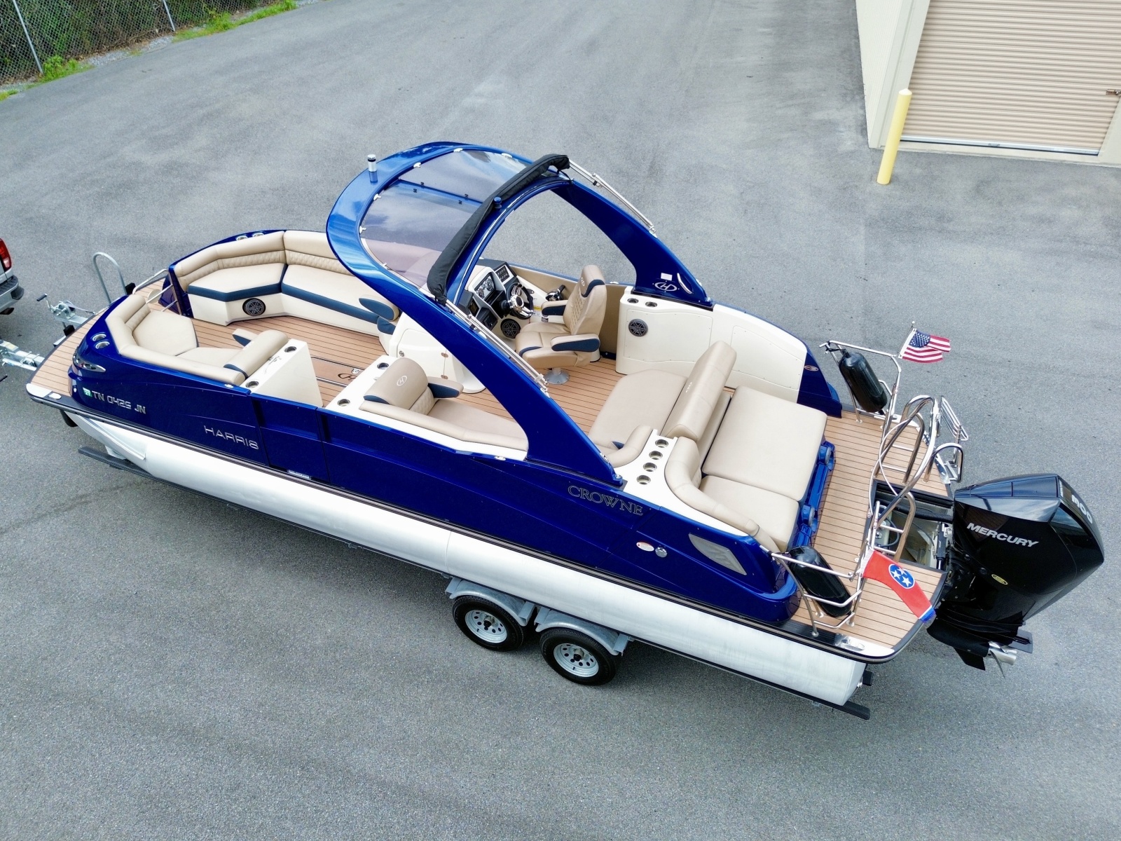 2019 Harris Crowne 250 SL Tritoon