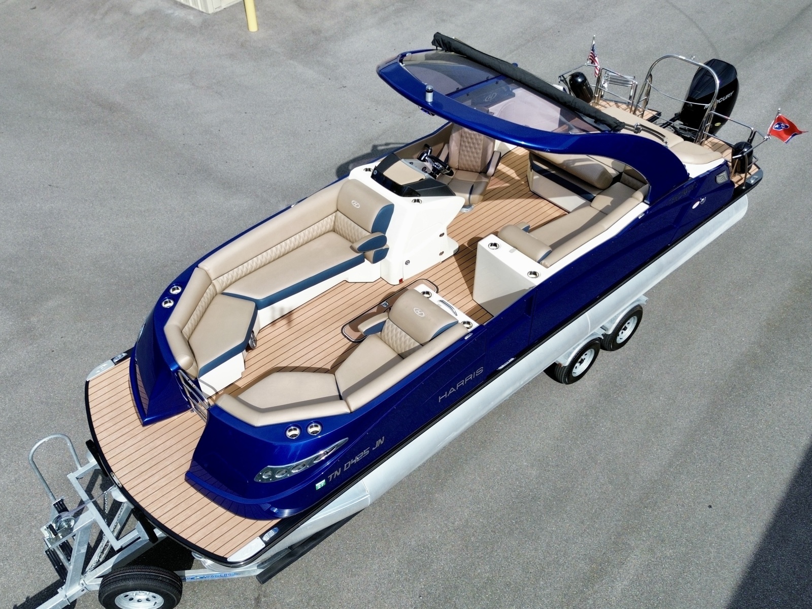 2019 Harris Crowne 250 SL Tritoon