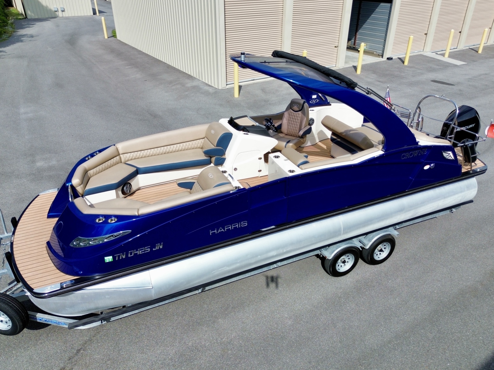 2019 Harris Crowne 250 SL Tritoon