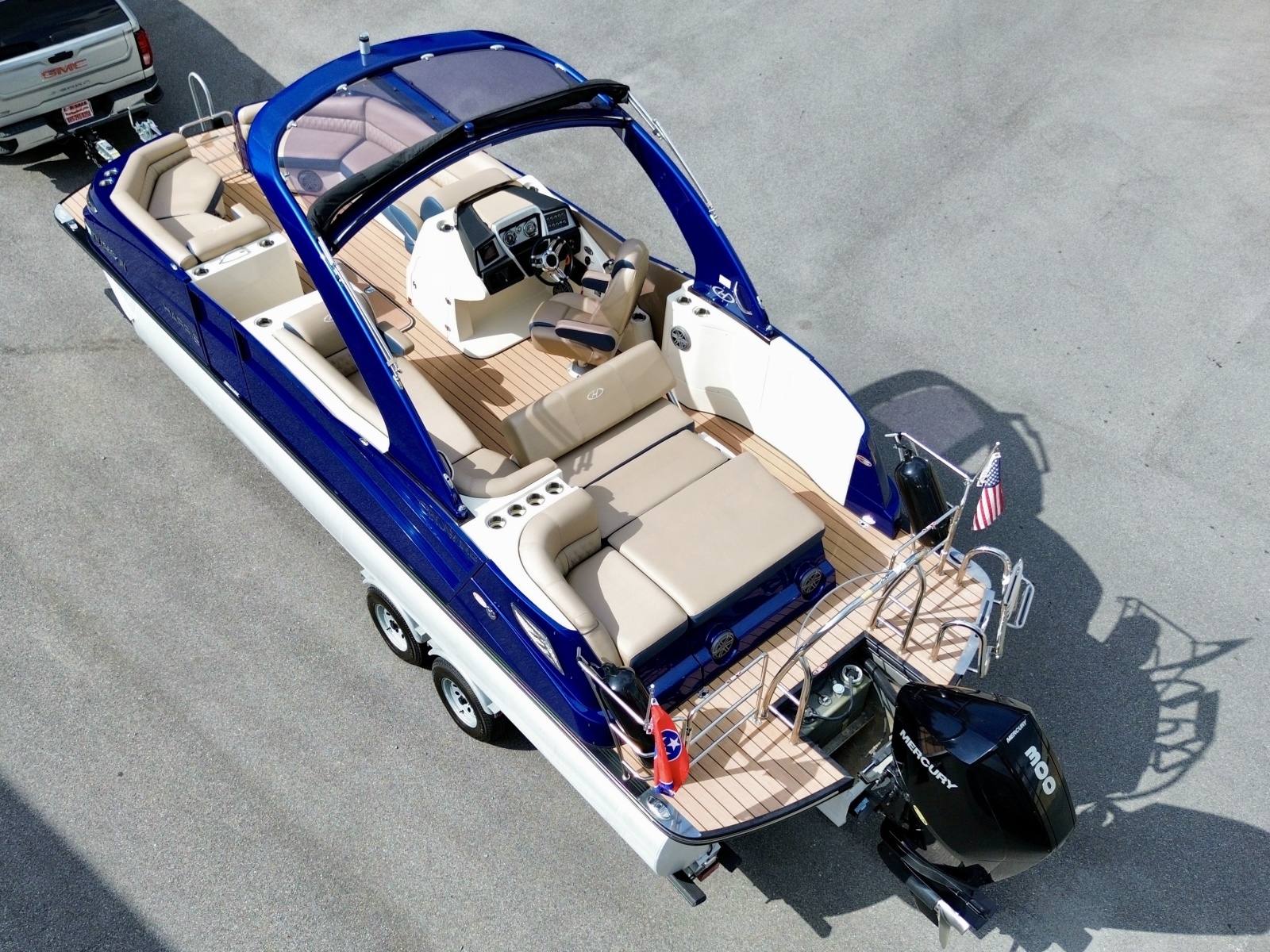 2019 Harris Crowne 250 SL Tritoon
