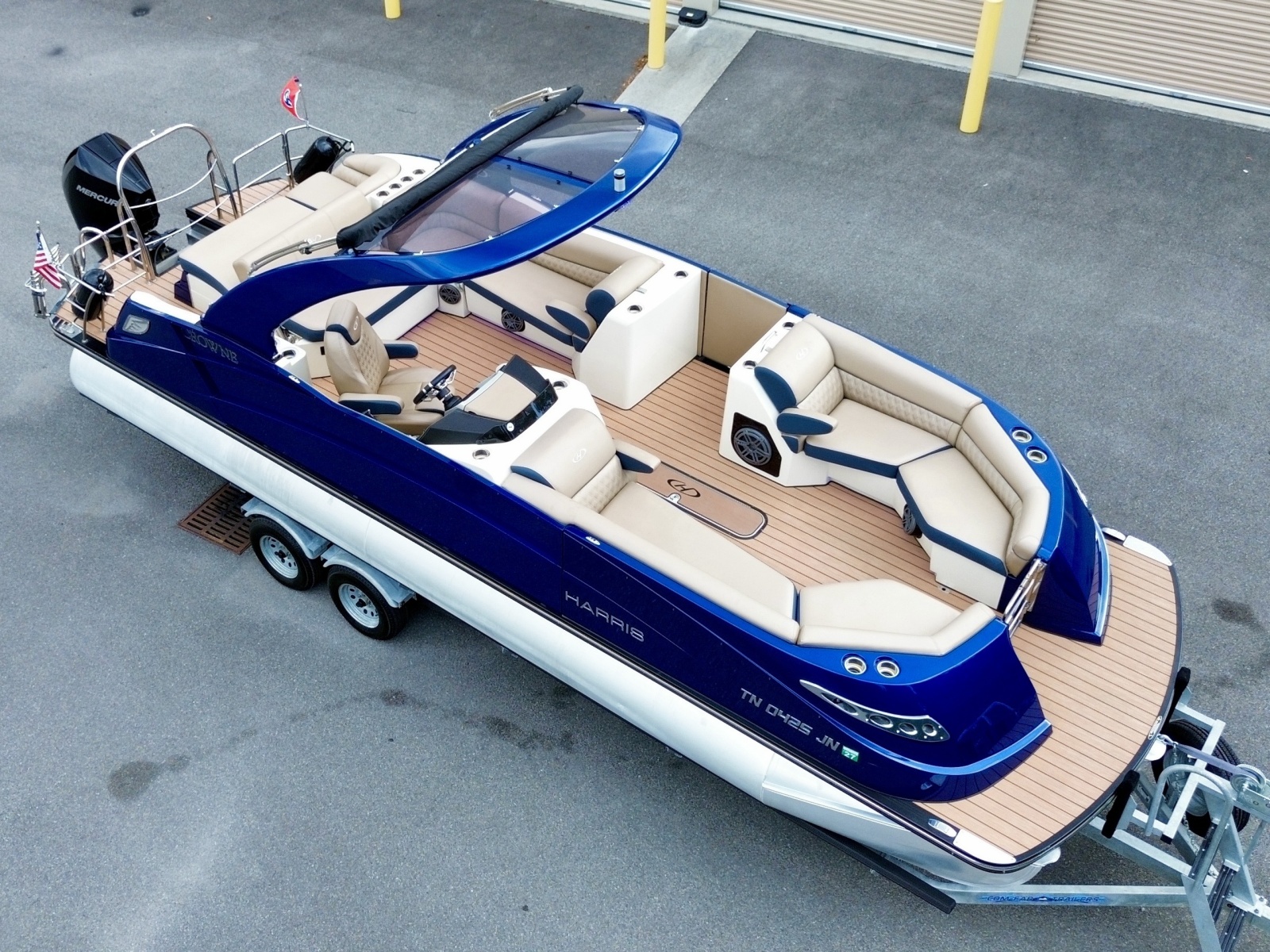 2019 Harris Crowne 250 SL Tritoon