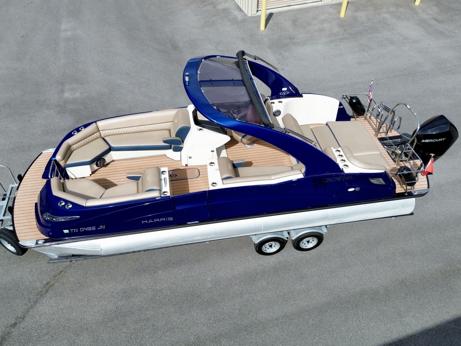 2019 Harris Crowne 250 SL Tritoon