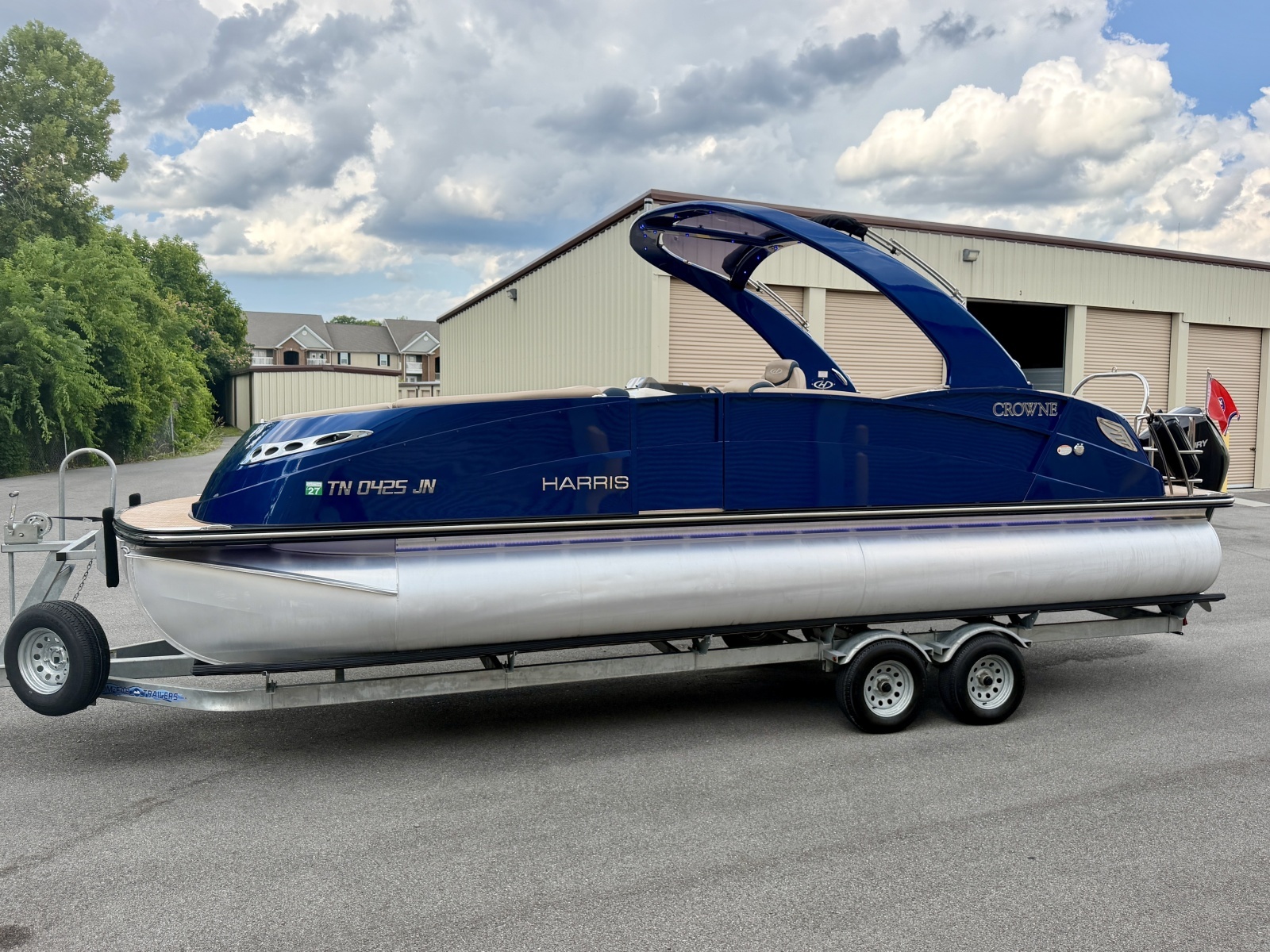 2019 Harris Crowne 250 SL Tritoon