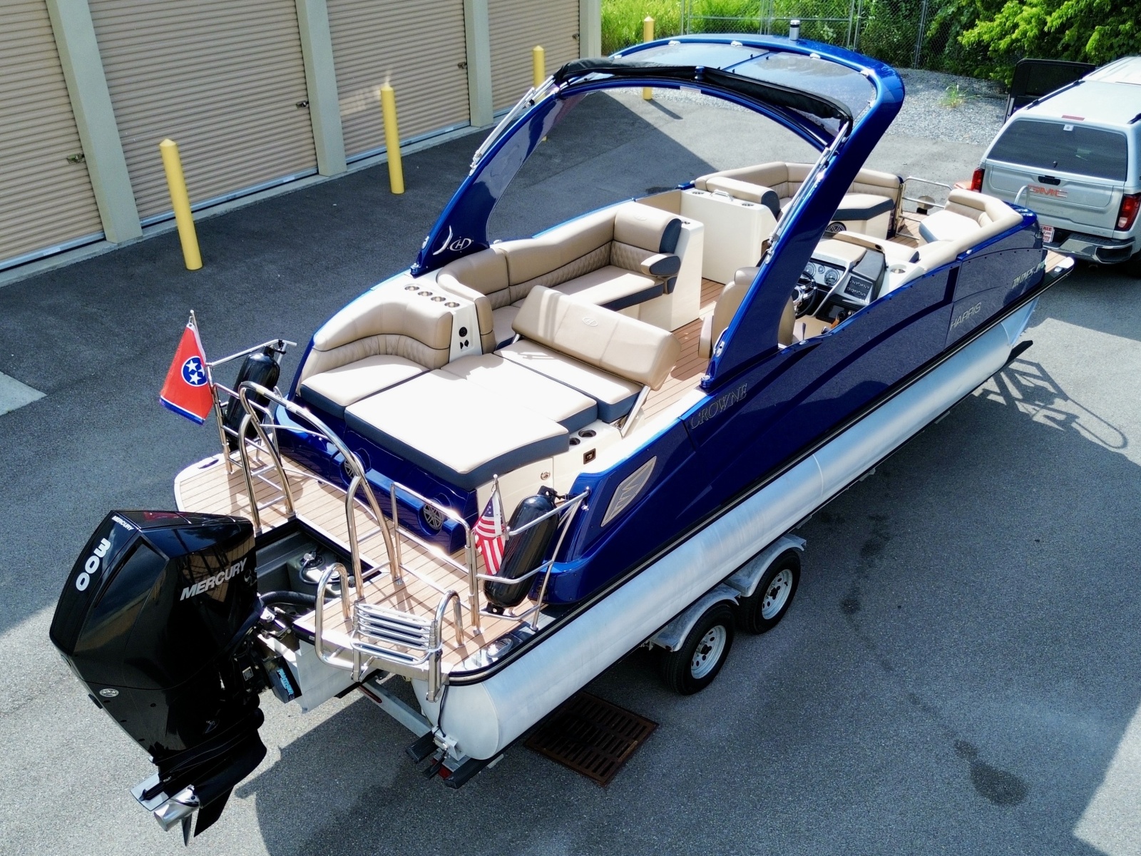 2019 Harris Crowne 250 SL Tritoon