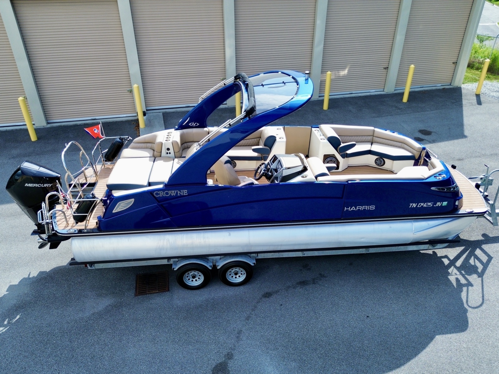 2019 Harris Crowne 250 SL Tritoon