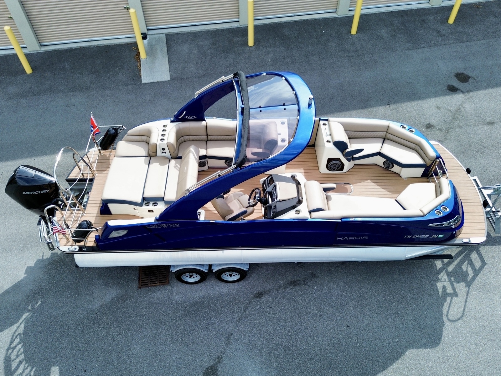 2019 Harris Crowne 250 SL Tritoon
