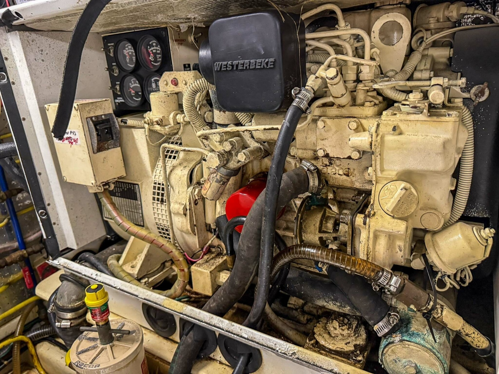 DeFever 49 5KW Generator Cover Off 