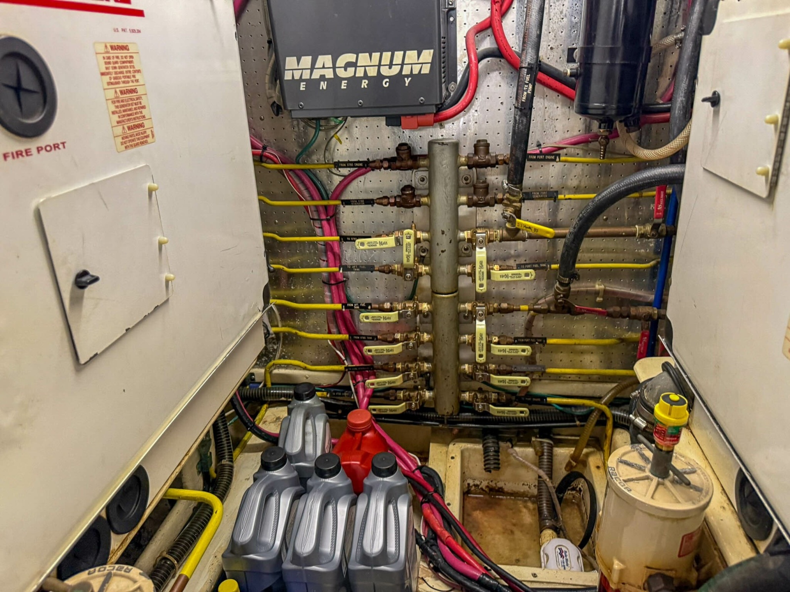 DeFever 49 Fuel Control Gen on either side 