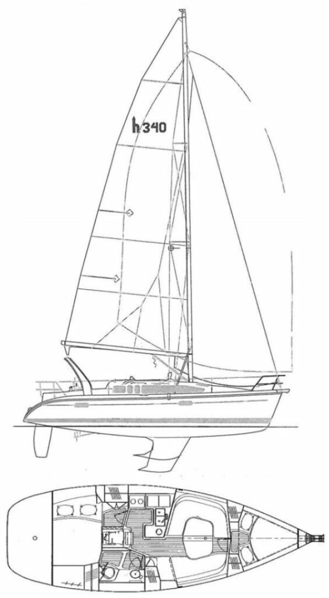 2000 Hunter 340