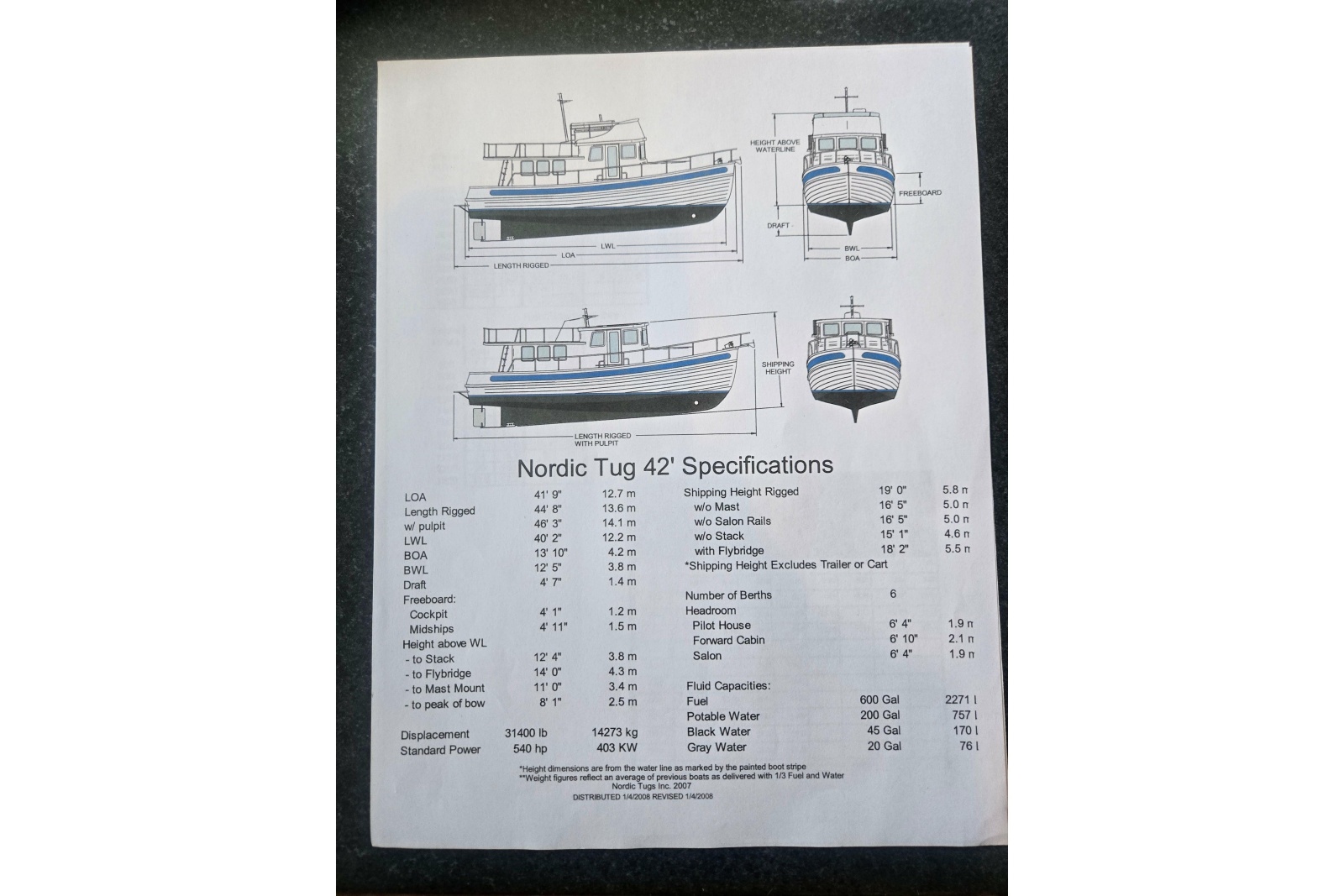 2000 Nordic Tugs 42