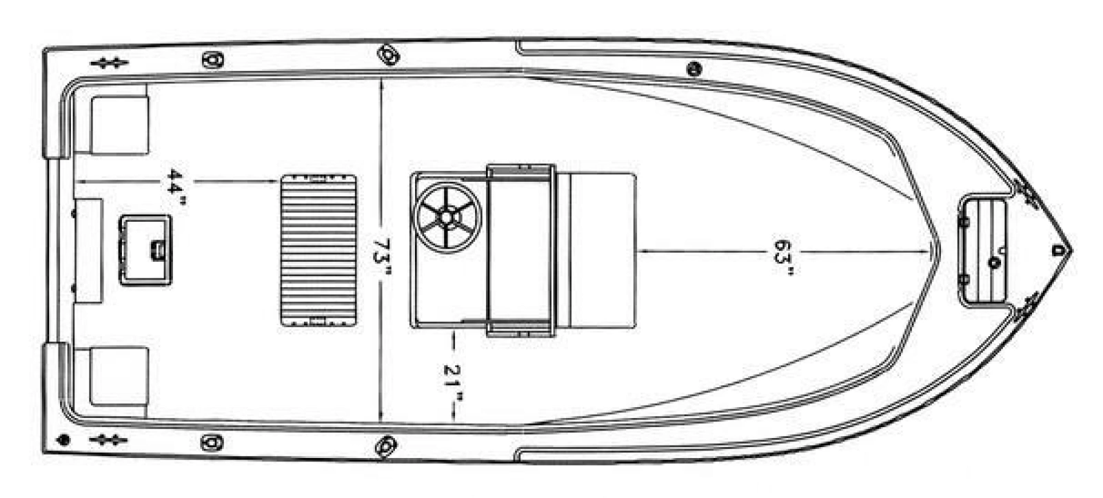 2005 Parker 1801 Center Console