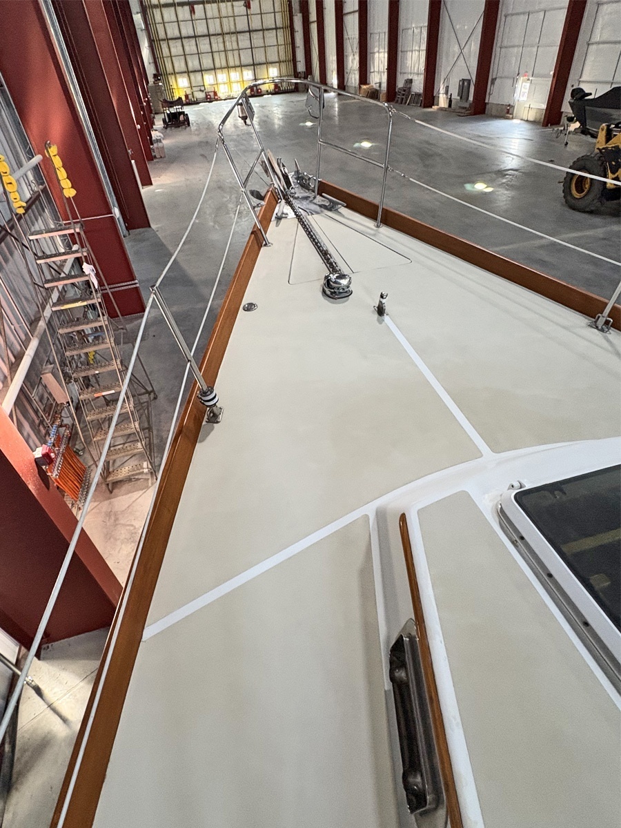 Foredeck, In Shed