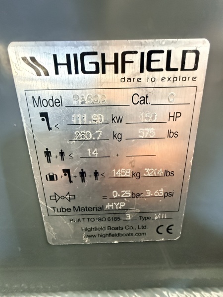 20ft Highfield Yacht For Sale
