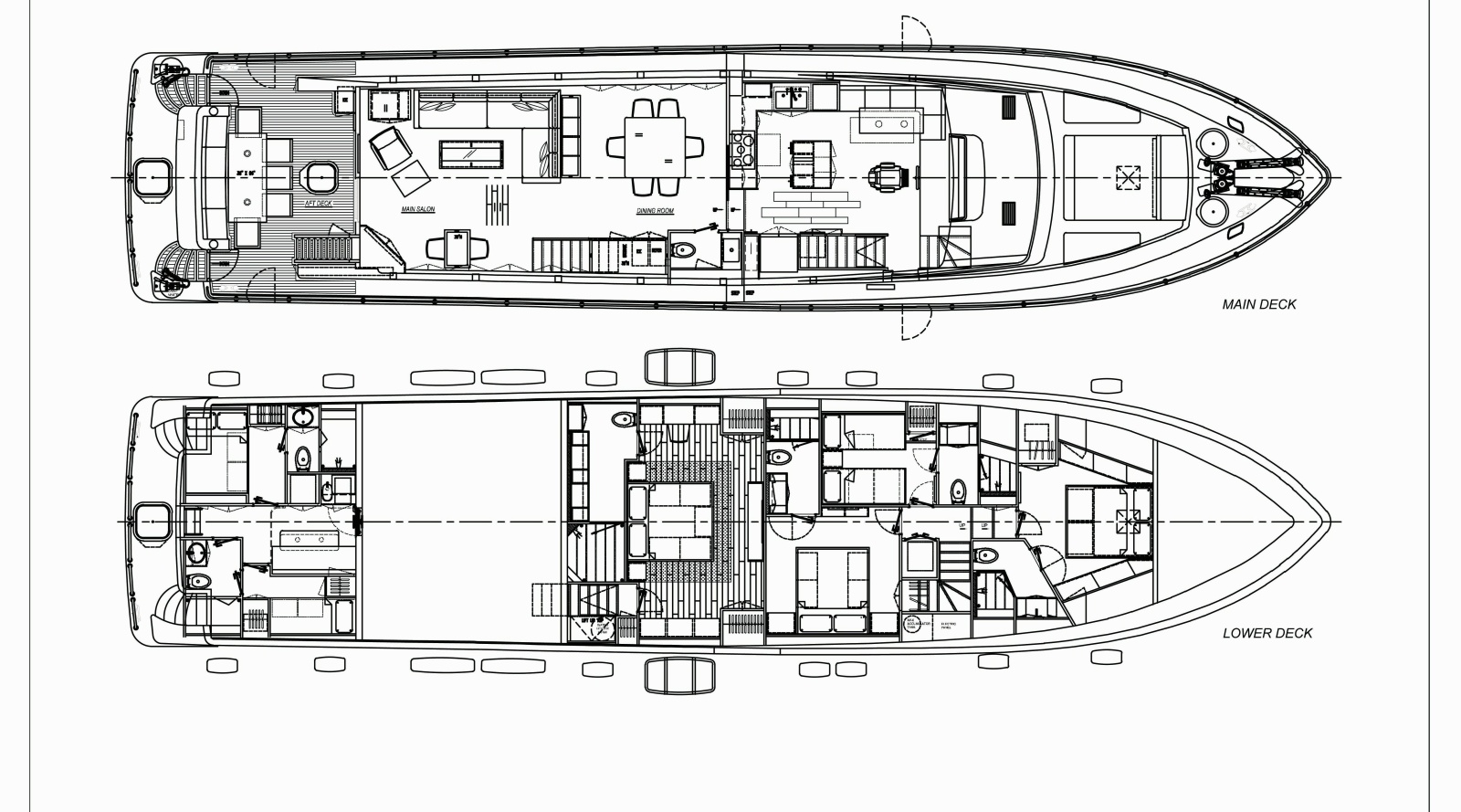 Main Deck and Lower Deck