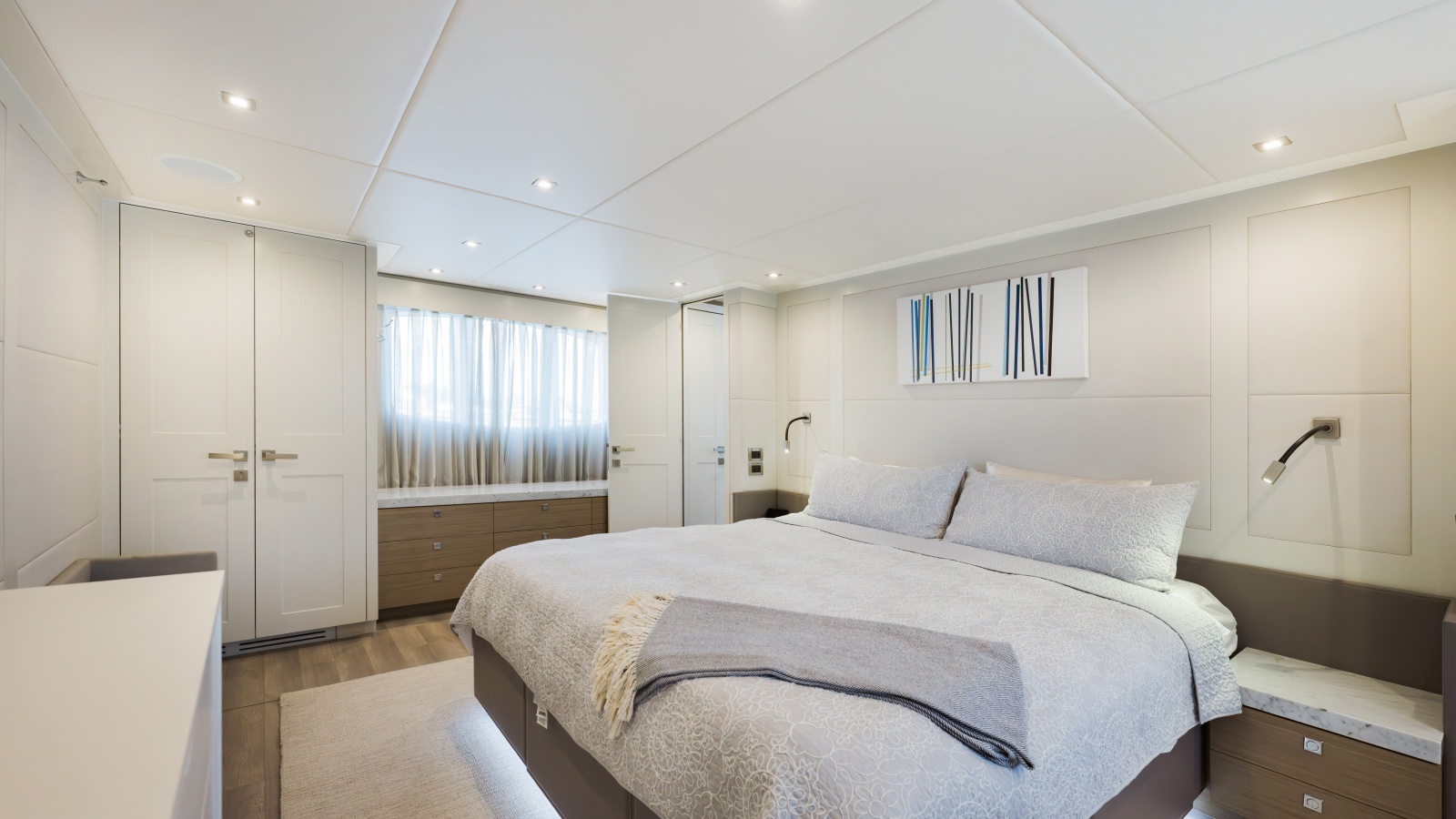 Master looking aft to starboard