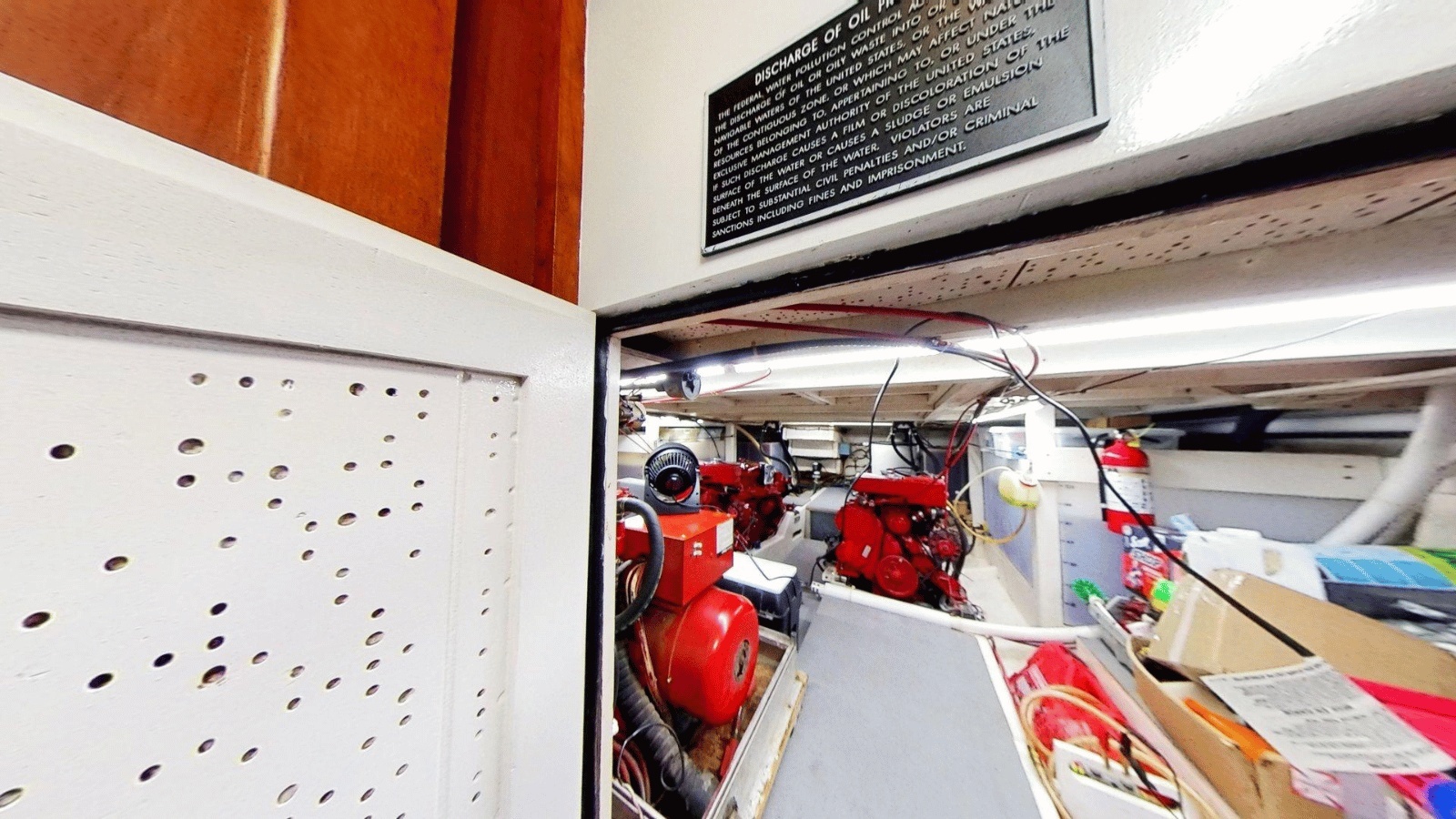 Entrance to Engine Room