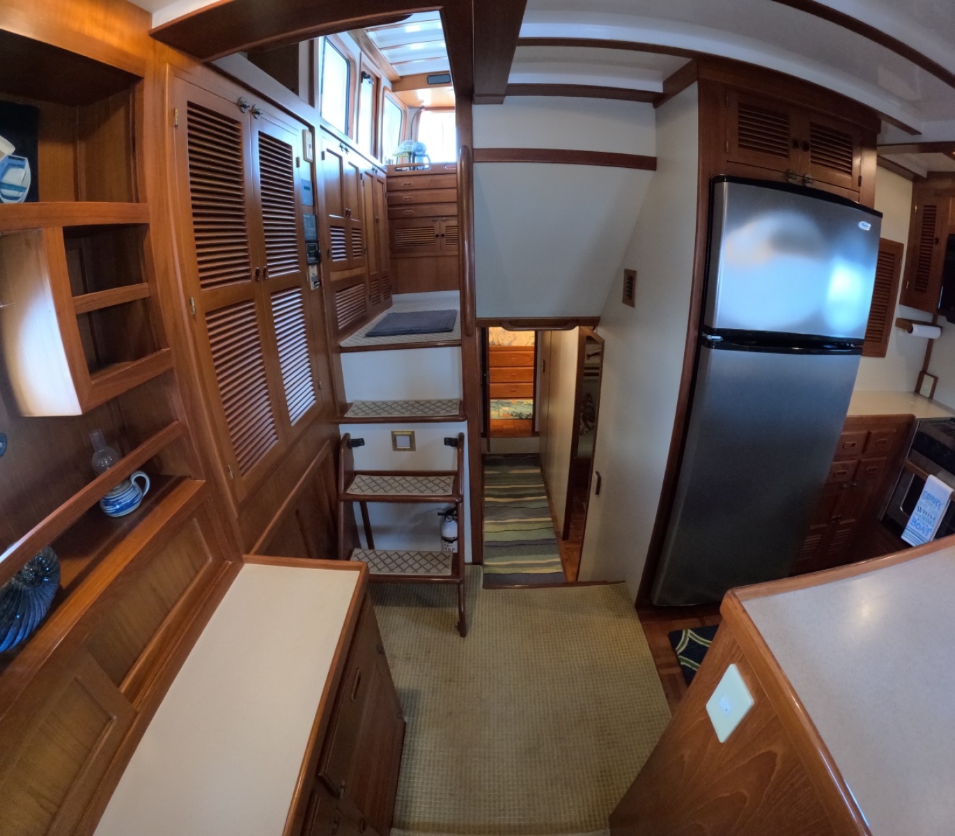 Stairs To Pilothouse  Staterooms