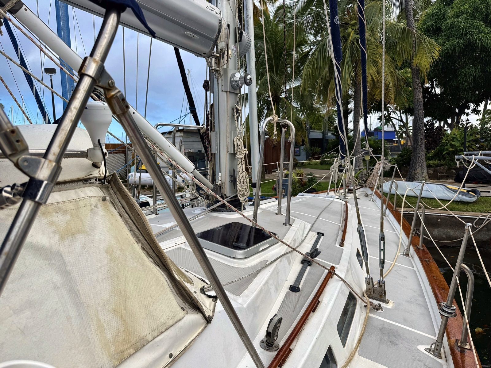Starboard facing forward. 