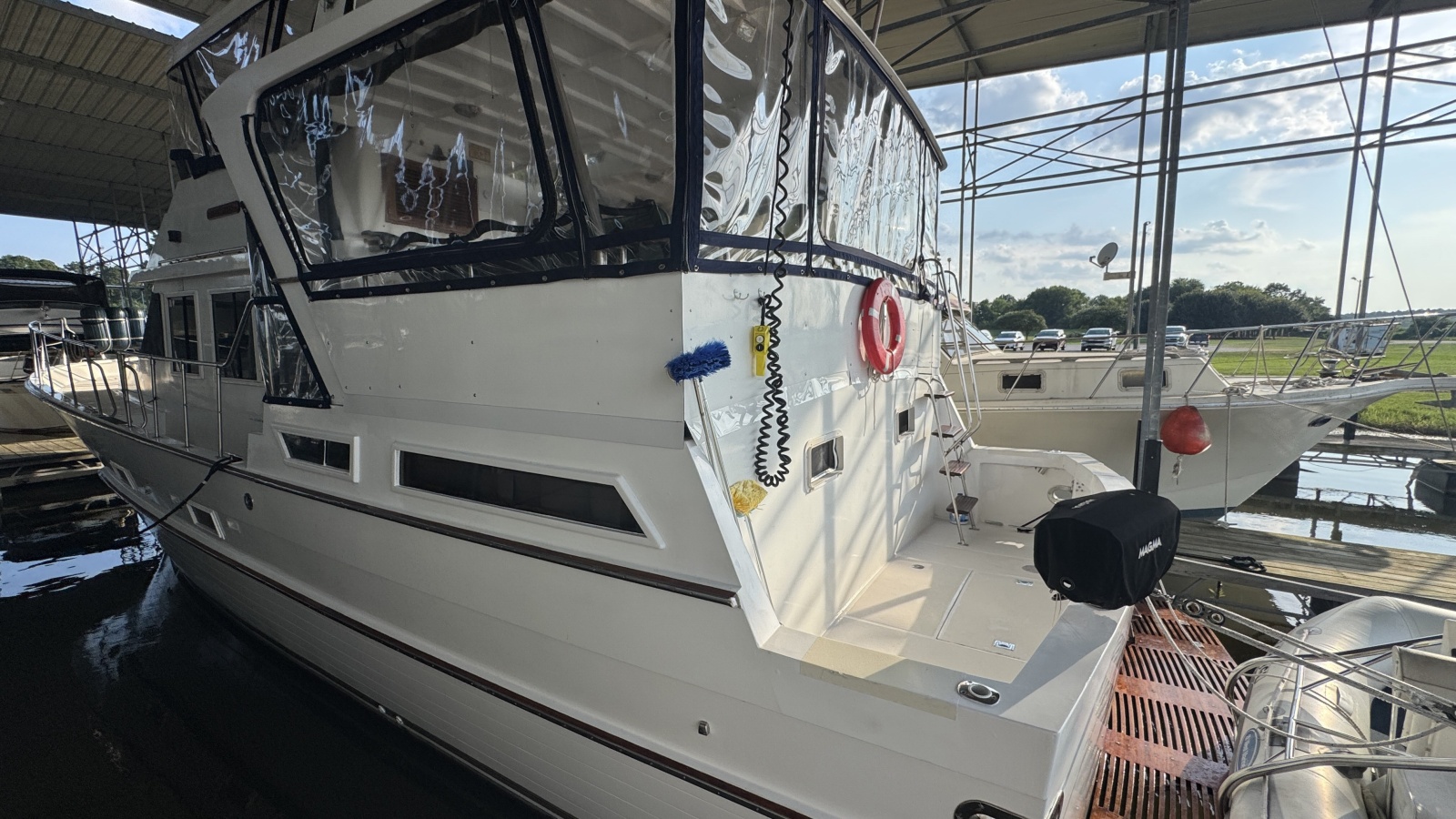 Swim Platform and Enclosed Aft Sun Deck