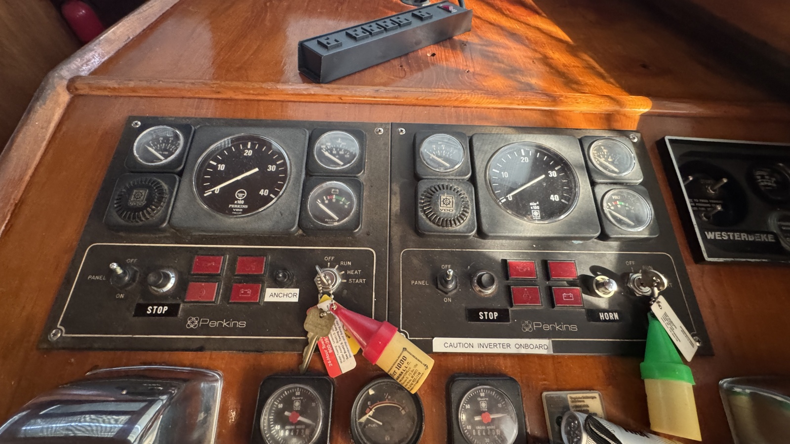 Lower Helm System Navigation & Monitoring Controls