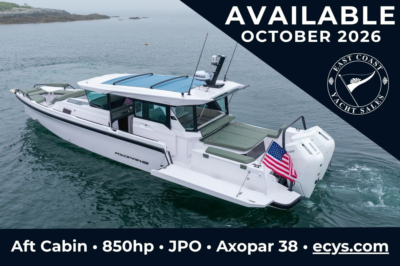 Stock 1 38ft Axopar Yacht For Sale